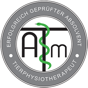 Abzeichen: Erfolgreich geprüfter Absolvent Tierphysiotherapeut